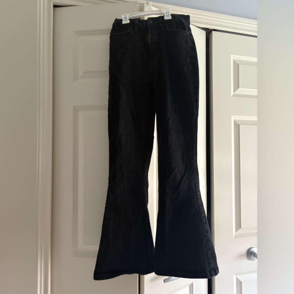 Women's Black Flared Jeans